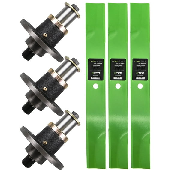8TEN Spindle High Lift Blade Kit for Hustler 60 ATZ Super Z Hustler Z MK1007824