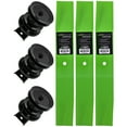 thumbnail image 1 of 8TEN Spindle Medium Lift Blade Kit for AYP Husqvarna 44 inch 532121705 MK1002248, 1 of 9