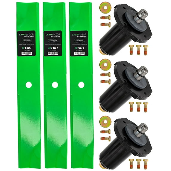 8TEN Spindle Low Lift Blade Kit for Ariens Gravely Max Zoom 52 MK1002091