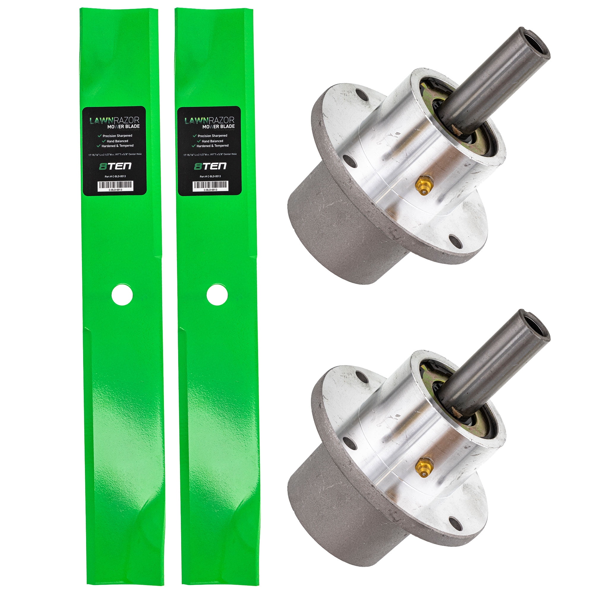 8TEN Spindle Low Lift Blade Kit for Ferris UltraBelt GD HydroWalk MK1002143
