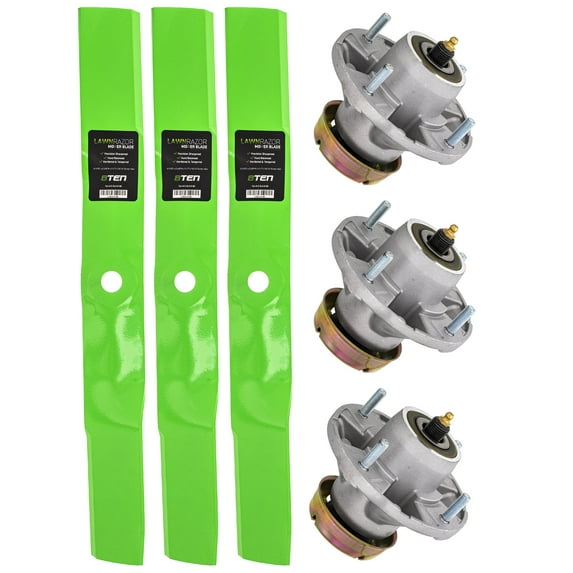 8TEN Spindle High-Lift Blade Kit for John Deere 62 inch 2520 MK1002308