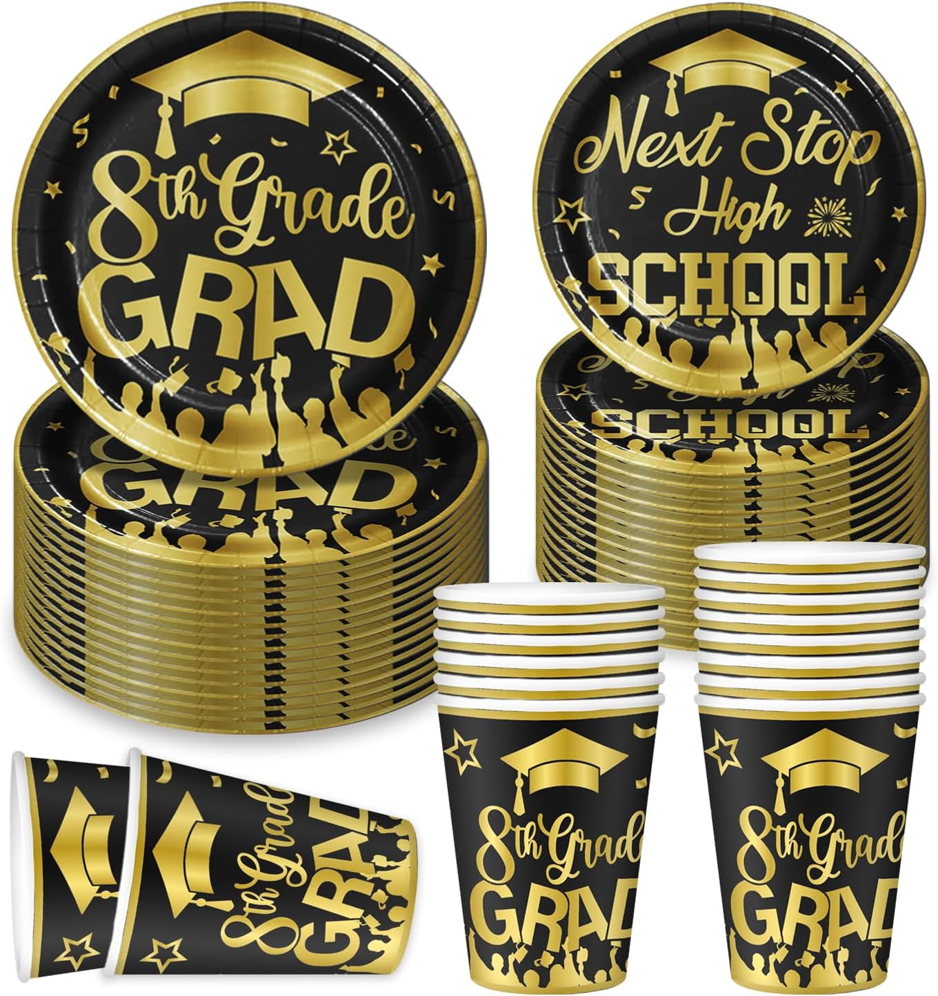 8TH Grade Graduation Party Decorations Set Serves 25, 8TH Grade ...