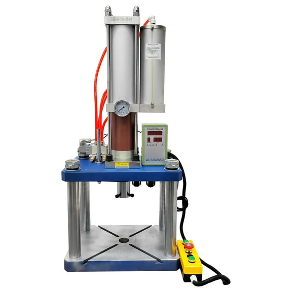 8Ton Pneumatic Punch Press Machine with Display Controller 110V Four Pillars