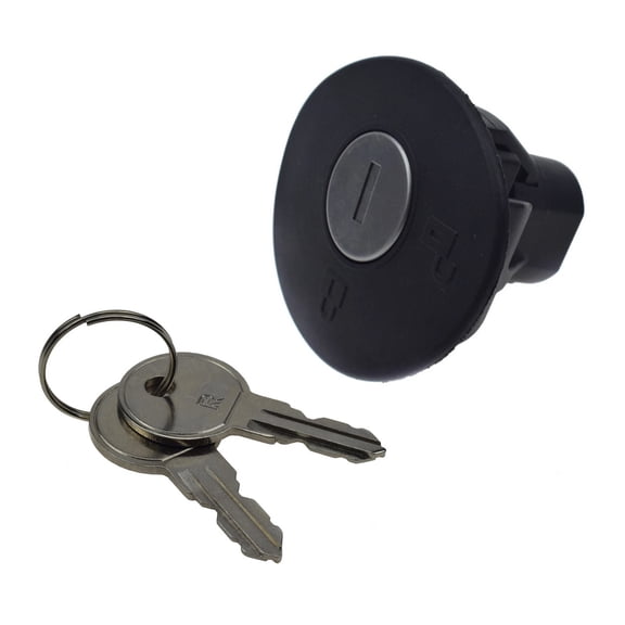 8U5A9C268AC Car Locking Gas Fuel Tank Plug Cover Cap with 2 Keys For Ford