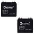 Attery Terminal 8V, 180Ah, AGM, Dual Terminal, Replacement Battery Compatible with Star ...
