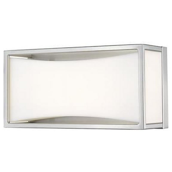 8W 1 Led Bath Vanity In Industrial Style 10 Inches Wide By 5 Inches High-Brushed Nickel Finish Z-Lite 1933-8Bn-Led