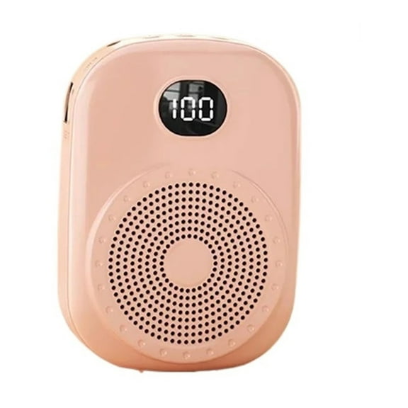 8W 4600mAh Wireless Voice Amplifier Multifunctional Portable Personal Voice Speaker With Microphone Display For Teachers Speech ,Powerful Voice Amplifier
