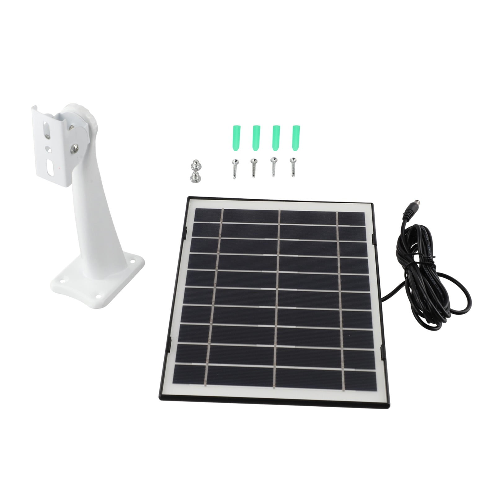 8W 5V Solar Charging Panel with 3 meters Wire for Security Cameras DC ...