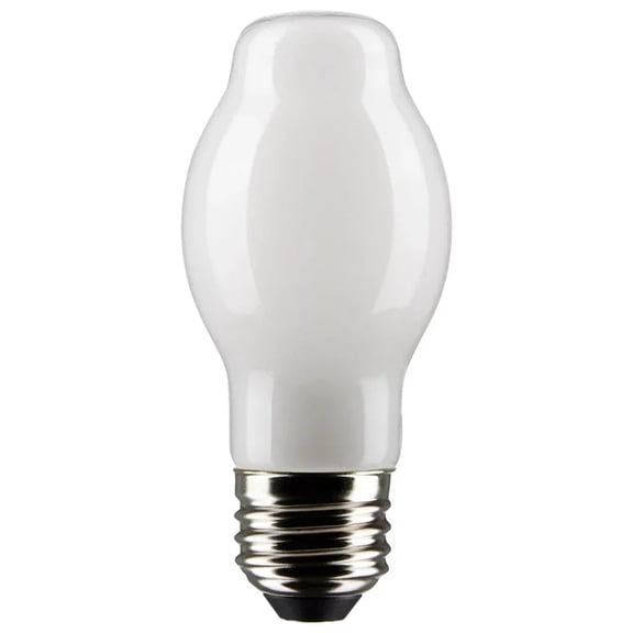 8W BT15 LED - White - Medium base - 90 CRI - 2700K - 120V - 6-PACK