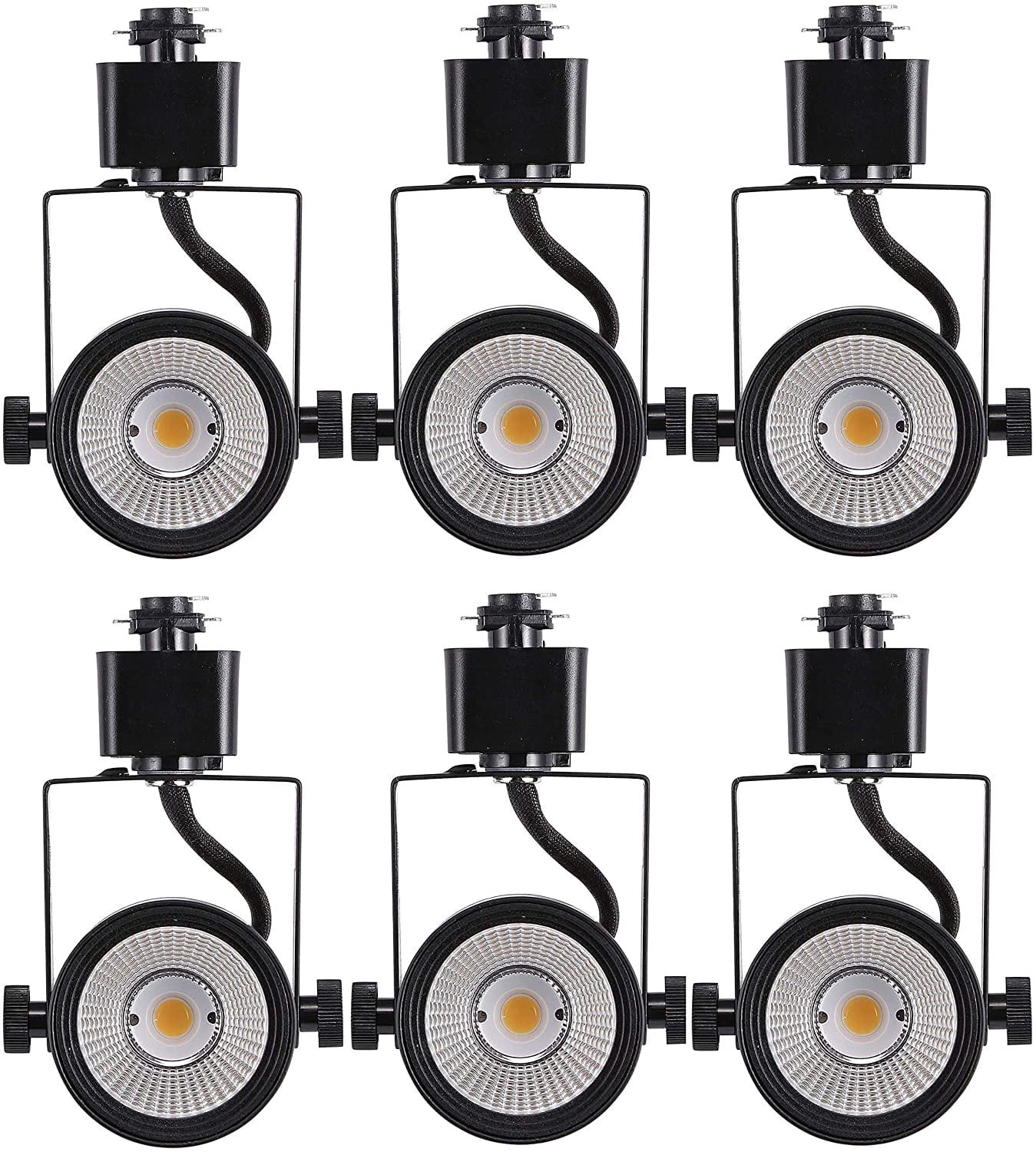 8W Dimmable LED Track Light Head,4000K Cool White CRI90+ True Color ...