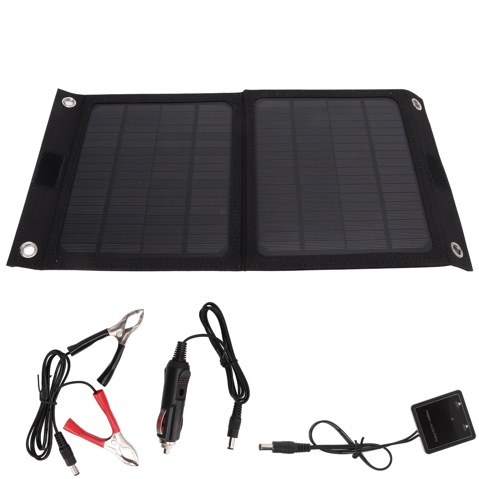 8W Waterproof Solar Panel Kit Outdoor Folding Pack Portable Solar