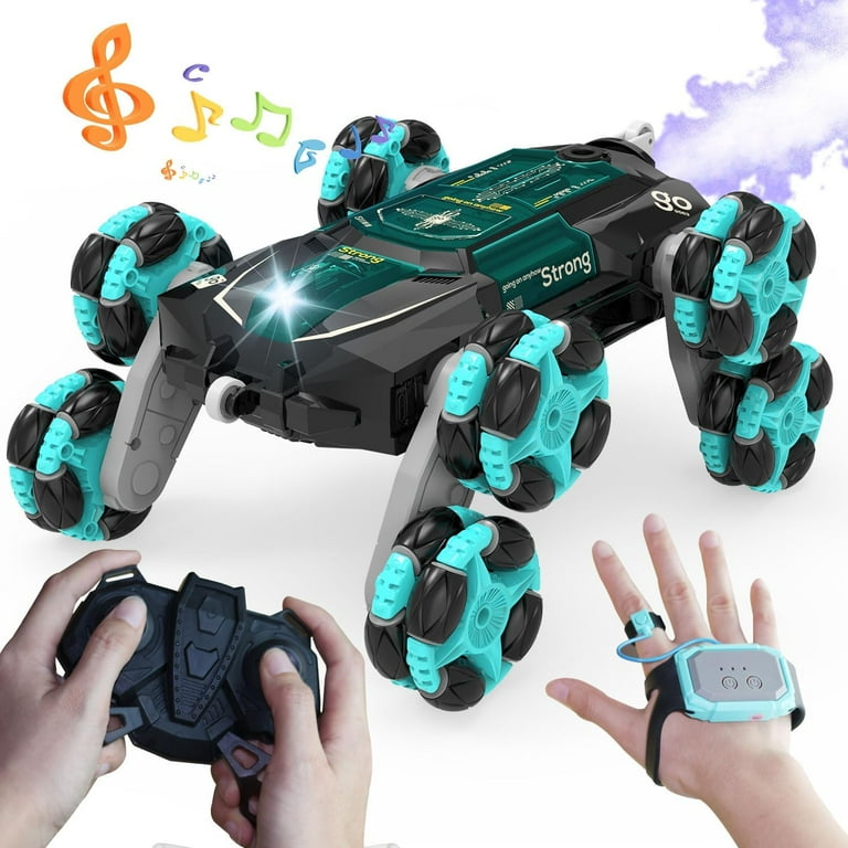 8WD Gesture Sensing RC Stunt Car Remote, Transform Drift