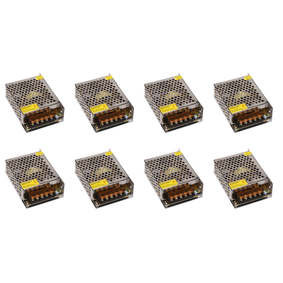 8X 24V 3A Transformer Switch Power Supply 60W LED Strip Driver for CCTV Industrial Control Adapter
