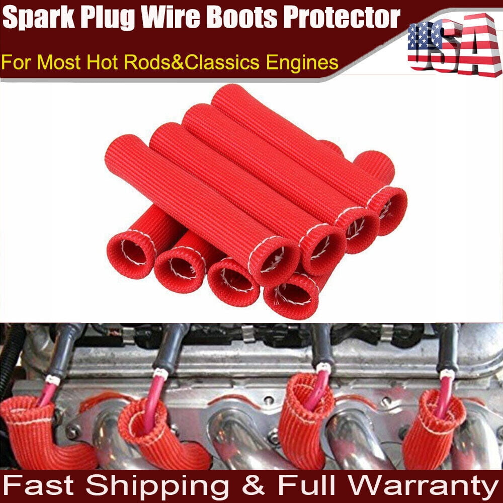 Moroso Spark Plug Boot Protectors High Temp Red (4pk) Moroso Spark Plug Boot Protectors High Temp Red (4pk)