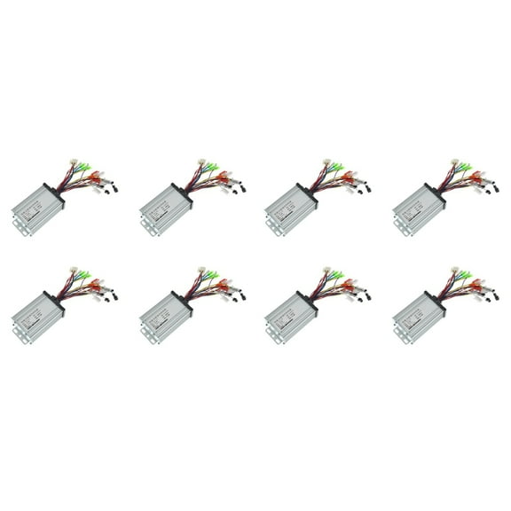 8X 36V 48V 350W E-Bike Brushless Controller 6 Tube Dual Mode for Electric Bicycle Scooter Speed Intelligent Dual Motor