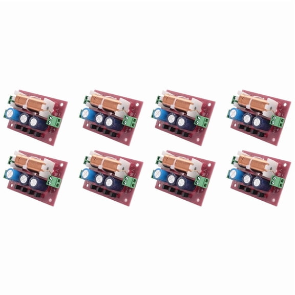 8X 400W Speaker Crossover 2 Way High-Low 4-16 Ohm Frequency Divider for Speaker