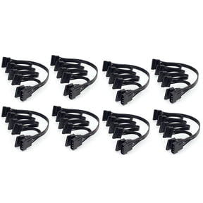 8X 4Pin IDE to 5-Port Power Supply Cable 4Pin Molex to Multi Port 18AWG Wire Power Cord for Hard Drive HDD SSD PC,8 x 4PinIDE to power cable,black
