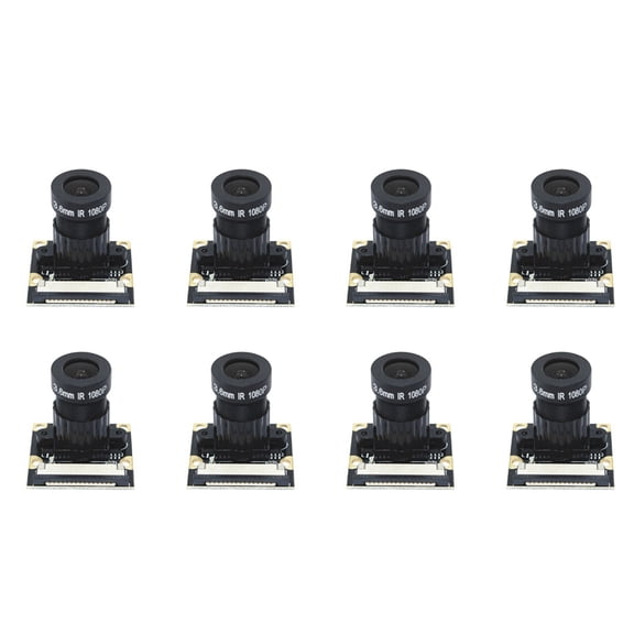 8X 5MP OV5647 Camera Module Non-Night Vision Version for 75 Degree 3.6mm Adjustable Focus 1080P HD Webcam