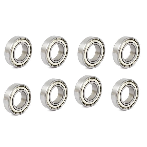 8X 6902Z 15 x 28 x 7mm Metal Shielded Miniature Deep Groove Radial Ball Bearing