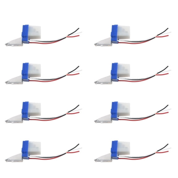 8X AC DC 12V 10A Automatic Lamp Switch Light Sensor Switch