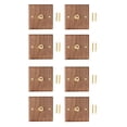 thumbnail image 1 of 8X American Industrial Style Light Switch Socket, Solid Wood Brass Toggle Switch Plate, Antique Home Stay Switch(1), 1 of 8