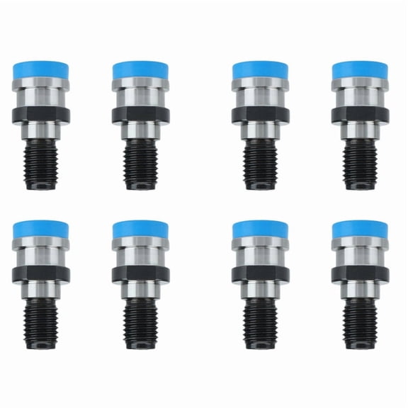8X BT40-NT40 Pull Stud,BT40-NT40 Converter,BT40 Holder is Converted Into NT40 Holder,Drawbar Thread,8 x BT40 to NT40 pull stud,Silver
