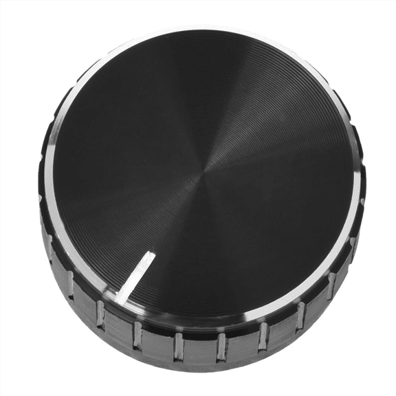 8X Black Aluminum Volume Control Amplifier Knob Wheel