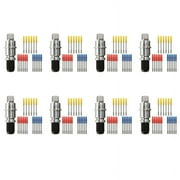 8X Blade Holder Base with 144Pc Cutting Blades 30/45/60 Degree for Silhouette Cameo 1 2 3/Portrait/Curio/Graphtec 6000