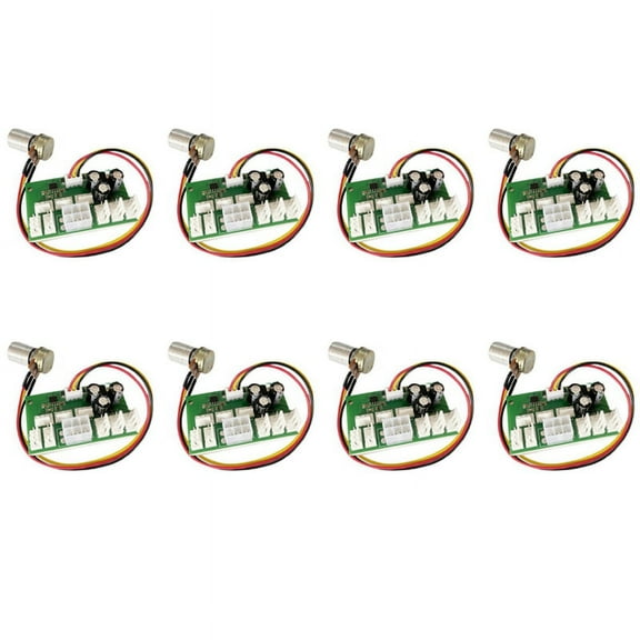 8X Computer Case Miner Fan Speed Controller 8-Channel Fan Hub PWM High-Power Violent Fan Controller Fan Speed Governor