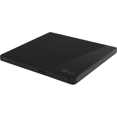 LG - 8x External USB 2.0 Double-Layer DVD±RW/±R/-RAM/CD-RW Drive - Black