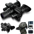 thumbnail image 1 of 8X Digital Zoom Head-Mounted Night Vision Goggles, 4K Night Vision Binoculars for Adults with 32GB Card, Rechargeable Infrared NVG for Hunting, Camping, and Outdoor Surveillance, 1 of 6