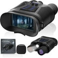 thumbnail image 1 of 8X Digital Zoom Head-Mounted Night Vision Goggles, 4K Night Vision Binoculars for Adults with 32GB Card, Rechargeable Infrared NVG for Hunting, Camping, and Outdoor Surveillance, 1 of 15