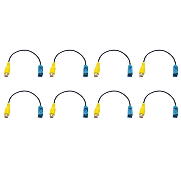 8X Fakra Reversing AV-in Camera Video Connection Cable Parking Adapter - Fakra to Video Cable Adapter
