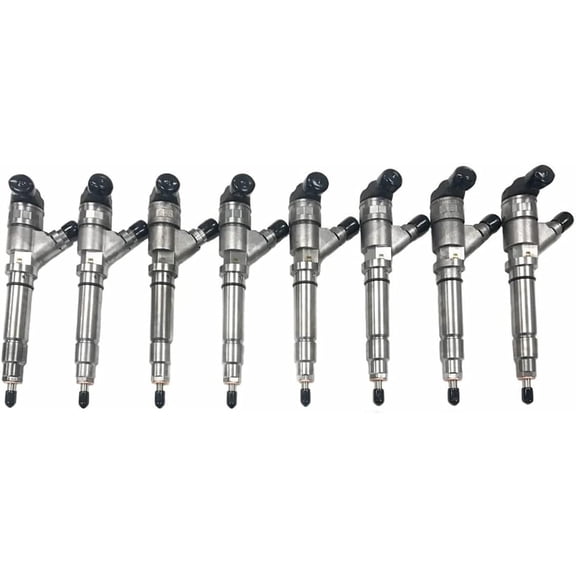 8X Fuel Injector 0445120027 Compatible with 2004.5-2005 GM Chevrolet 6.6L Duramax LLY