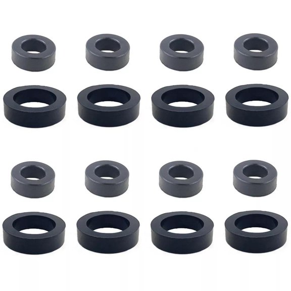 8X Fuel Injector Repair Seal Kit Compatible with BMW 3.0CSi 1974 1974-1975 Volvo 164 1972-1975 Benz 280SEL 280SE / 300SEL / 450SE 450SEL