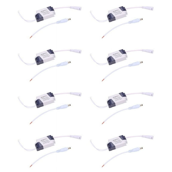 8X LED Transformer - Constant Transformer 4-7W LED Driver Power Supply Transformer DC12-24V