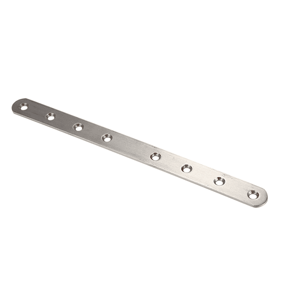 8X Metal 8 Holes Flat Straight Design Corner Brace Angle Bracket 250mm