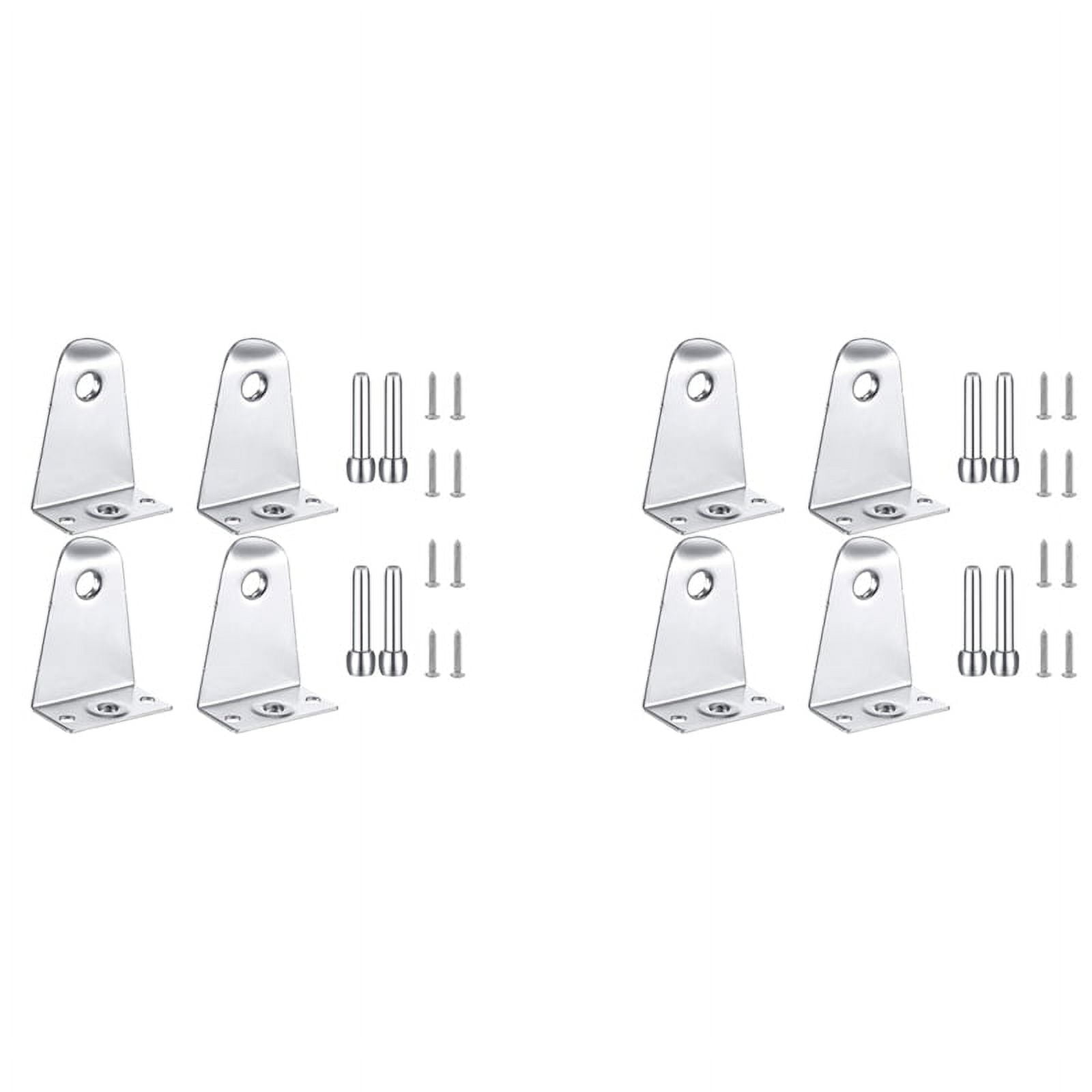 8X Metal Hold Down Brackets and Pins, Blind Brackets Blind Holder