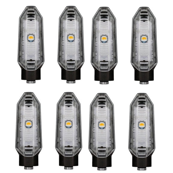 8X Motorcycle LED Turn Signal Lights Lamps Side Indicator for CB125/CBR650R/CBF/X- /CB 150R /CB 300R/ CB 1000R