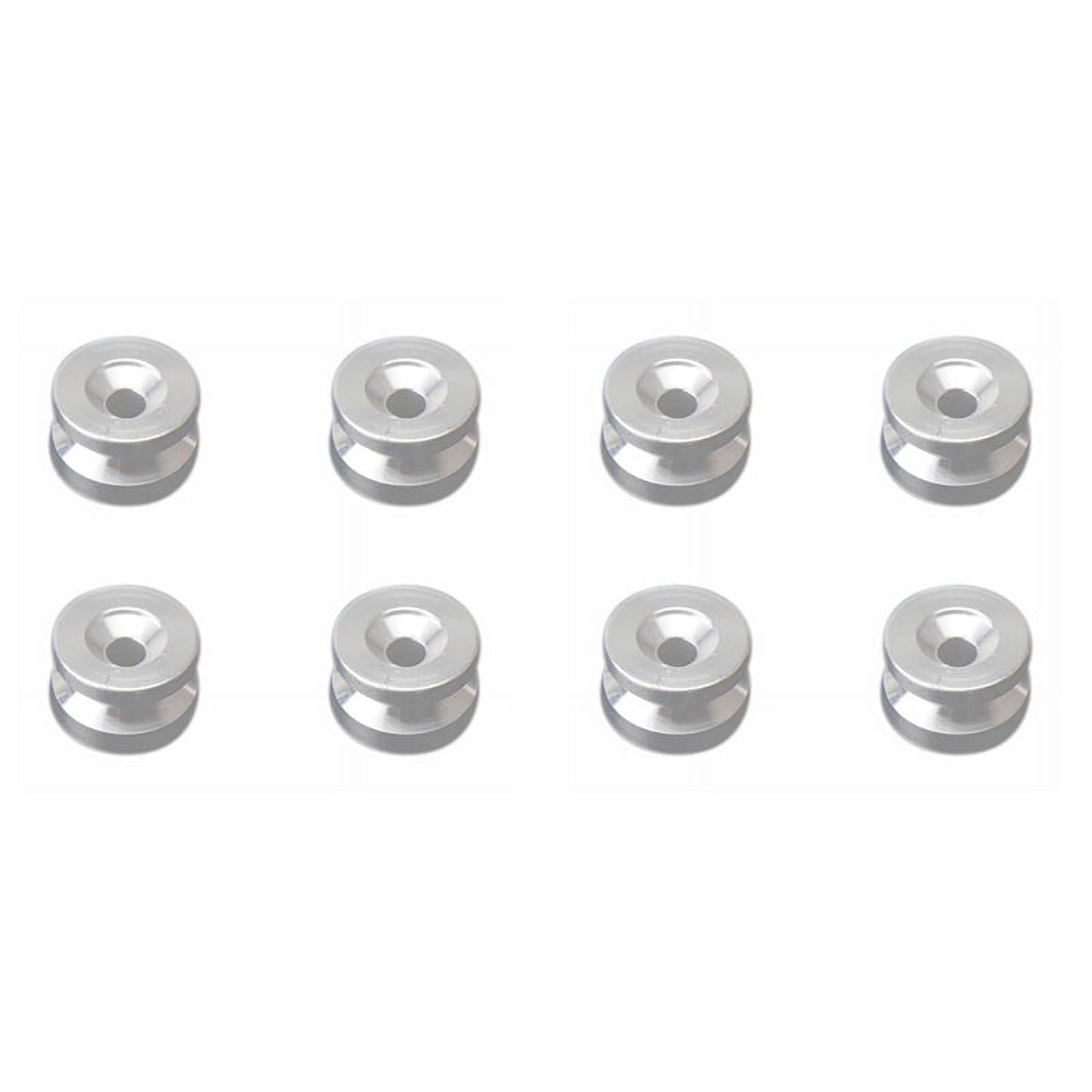 8X Motorcycle Top Rear Luggage Tool Box Case Trunk Bracket Bushing Pad Spacers Buckle Accessories Universal