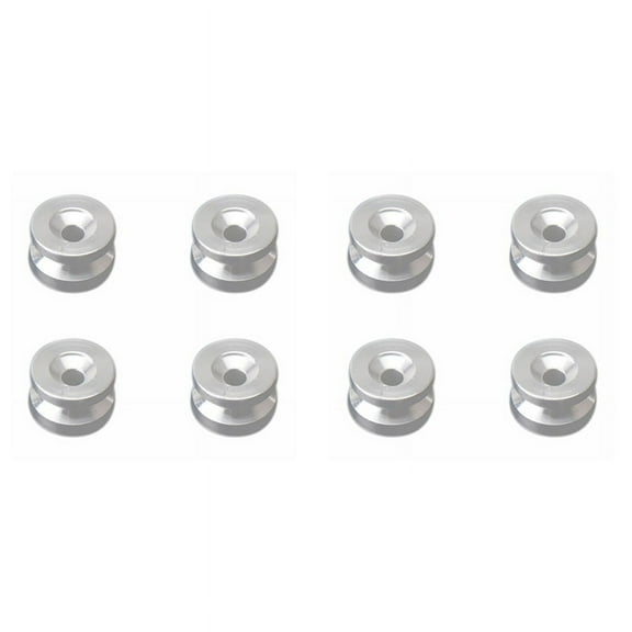 8X Motorcycle Top Rear Luggage Tool Box Case Trunk Bracket Bushing Pad Spacers Buckle Accessories Universal