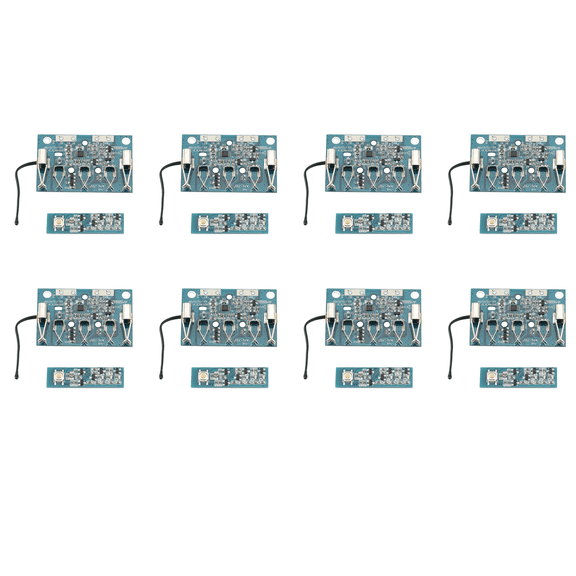 8X PCB Circuit Board for 18V Li-Ion Battery Voltage Detection Protection