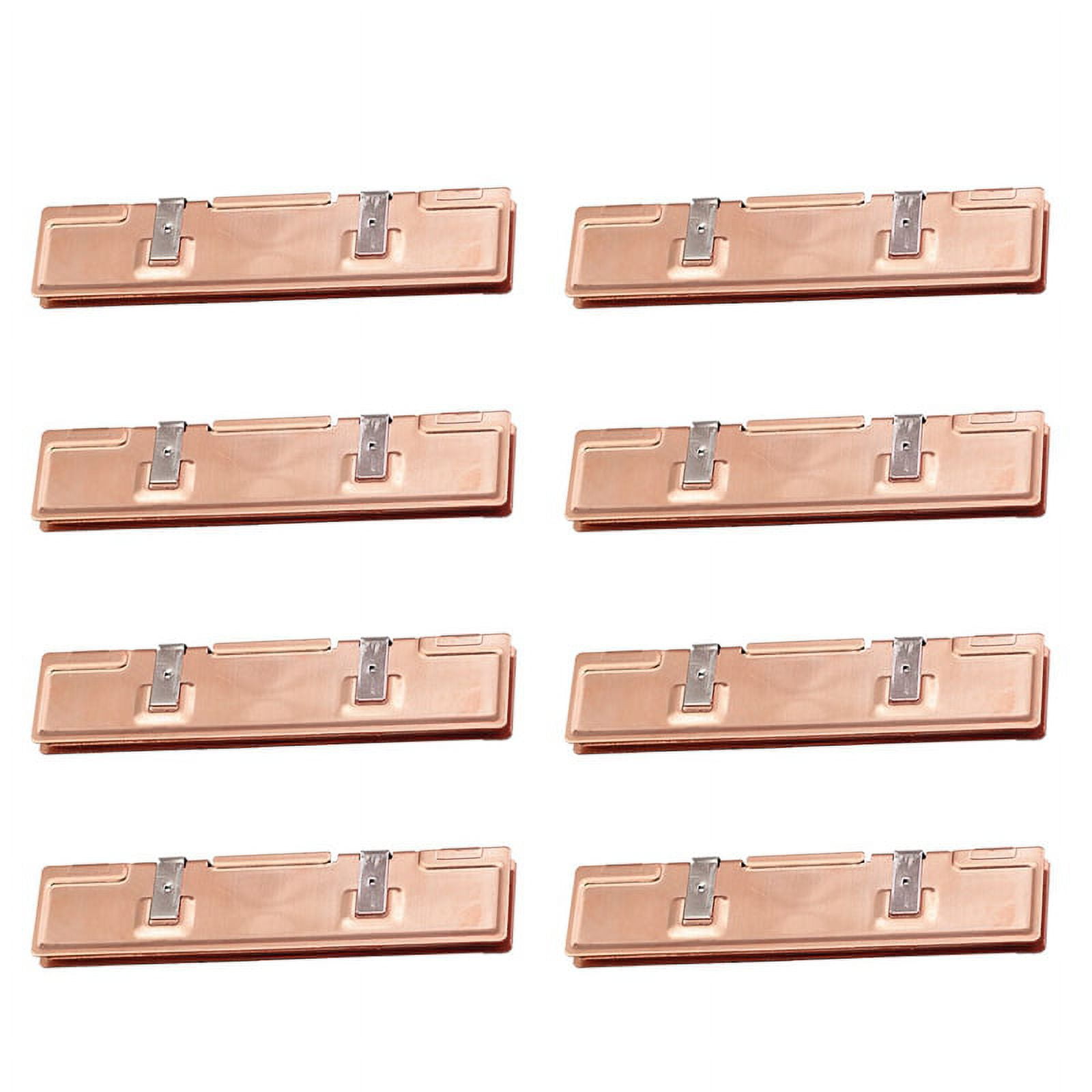 8X Pure Copper RAM Heatsink Radiator for Ram DDR3 Memory Cooler Cooling Heat Sink Desktop Memory Radiator DDR2 DDR3 DDR4,copper color