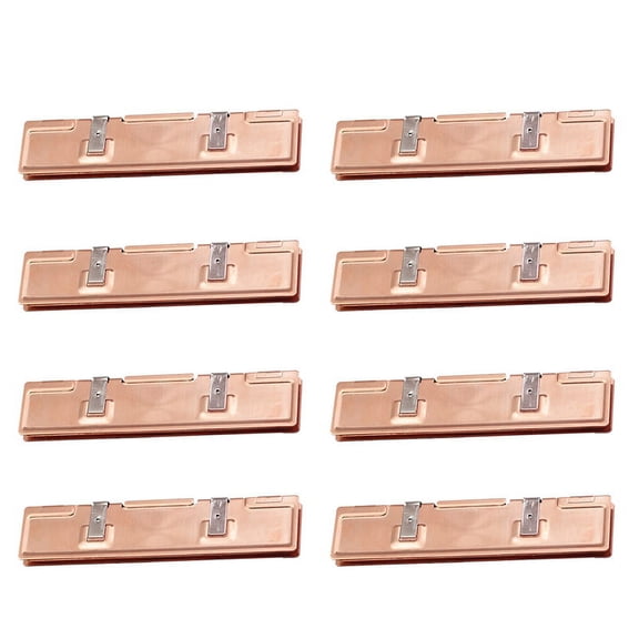 8X Pure Copper RAM Heatsink Radiator for Ram DDR3 Memory Cooler Cooling Heat Sink Desktop Memory Radiator DDR2 DDR3 DDR4,copper color