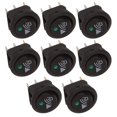 thumbnail image 1 of 8X Round 3 Pin Rocker / Parking Switch Front Rear Walking Sensor, 1 of 8