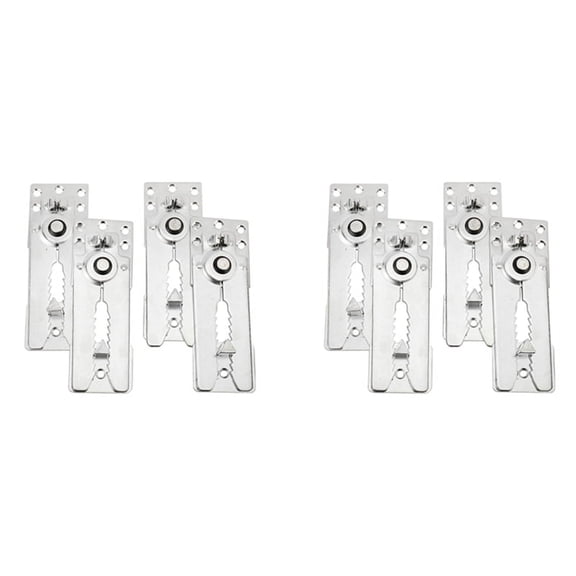 8X Sectional Sofa Connection with Snap Lock, Couch Clips Furniture Connector, Snap Connector Fastening