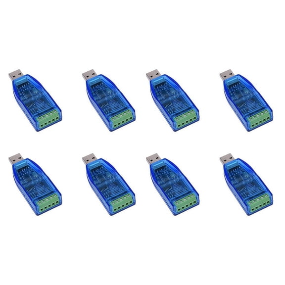 8X USB to RS485 Communication Module Bidirectional Half-Duplex Serial Line Converter
