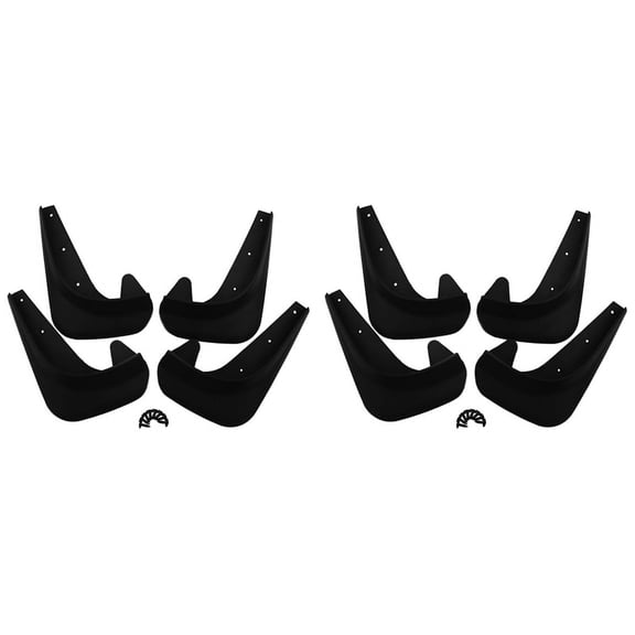 8X Universal Mudflaps Mud Flaps Flap Splash Guards Mudguards Car Auto Van SUV Trucks Sedan Wheel Front Rear