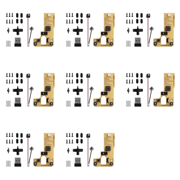 8X for Bamboo Lab DIY 3D Printing Wireless Mouse Kit Model 002 Computer Mouse Components with Printer Parts and Hardware