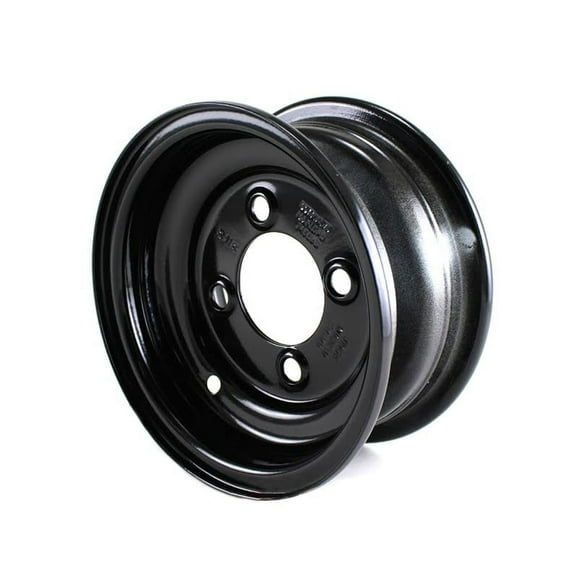 8X3.75 4-Lug on 4" Black Bell Trailer Wheel